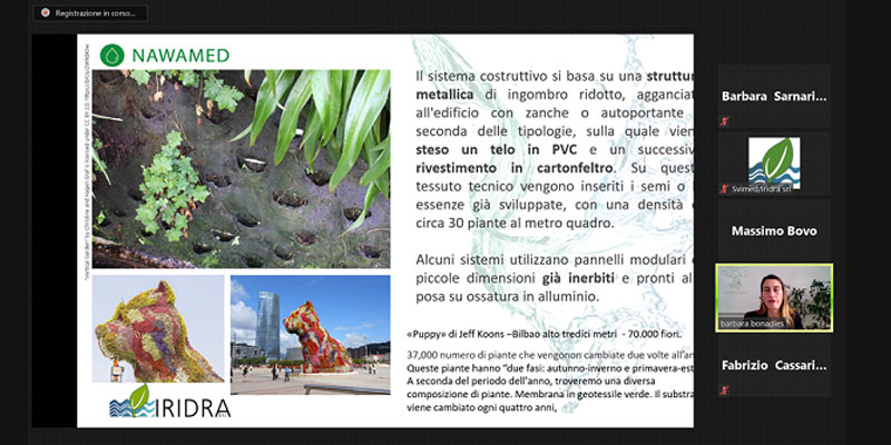 (Italiano) Presentazioni Webinar 19/10/20 “Una parete verde per il riuso delle acque grigie: il progetto pilota di Ferla”