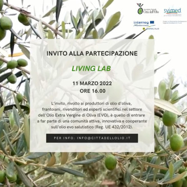 (Italiano) L’11 marzo 2022 secondo incontro Living Lab ARISTOIL PLUS