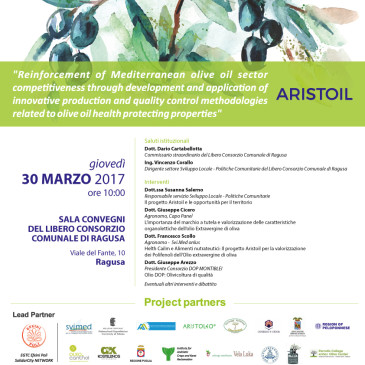 (Italiano) Infoday “Progetto Aristoil” – 30 Marzo 2017