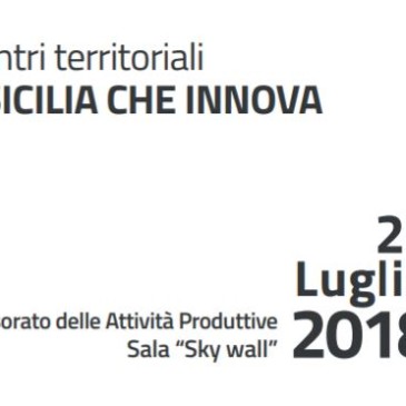 (Italiano) Incontri territoriali LA SICILIA CHE INNOVA