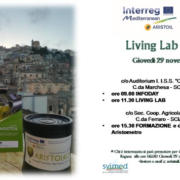 Aristoil Living Lab Sicilia – presentazioni Sciacca