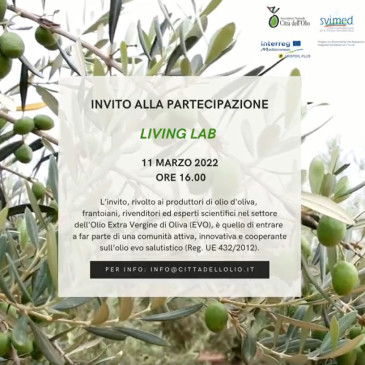 L’11 marzo 2022 secondo incontro Living Lab ARISTOIL PLUS